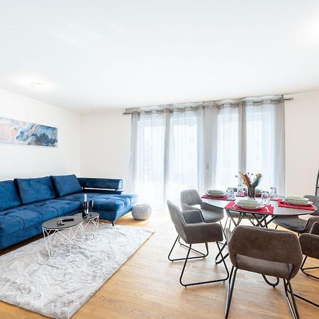 Appartement Lit Living: Luxus - Box Spring - Parking - Terrace à Ludwigshafen Extérieur photo