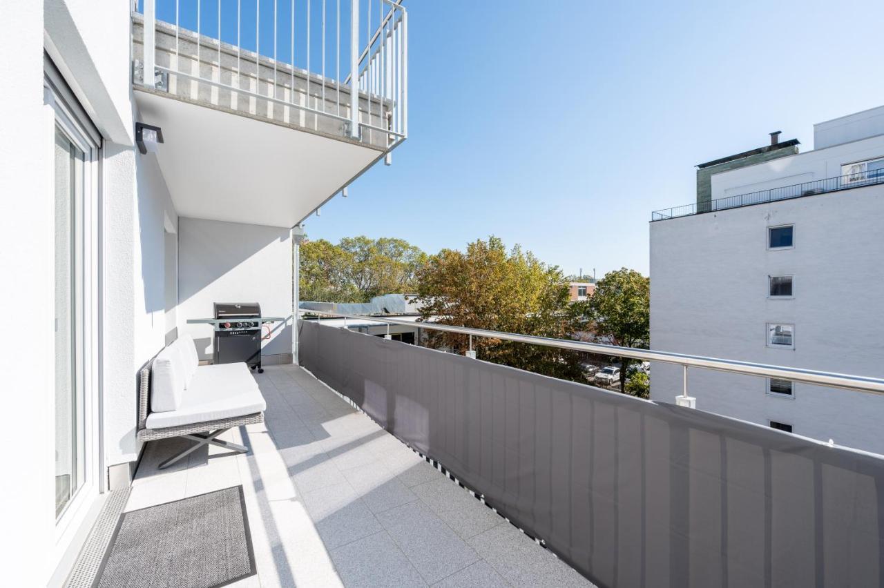 Appartement Lit Living: Luxus - Box Spring - Parking - Terrace à Ludwigshafen Extérieur photo
