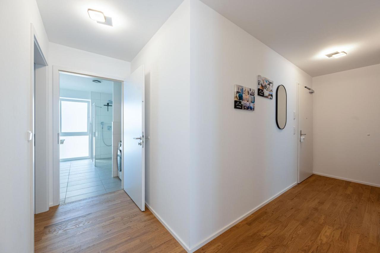 Appartement Lit Living: Luxus - Box Spring - Parking - Terrace à Ludwigshafen Extérieur photo